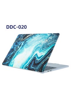 Generic For Apple Notebook Protective Case Air Pro Color Painted Marble Macbook Case Protective Case-Color:DDC-020-Applicable Model:13.6Air A2681/A3113/A3240  - Image 1