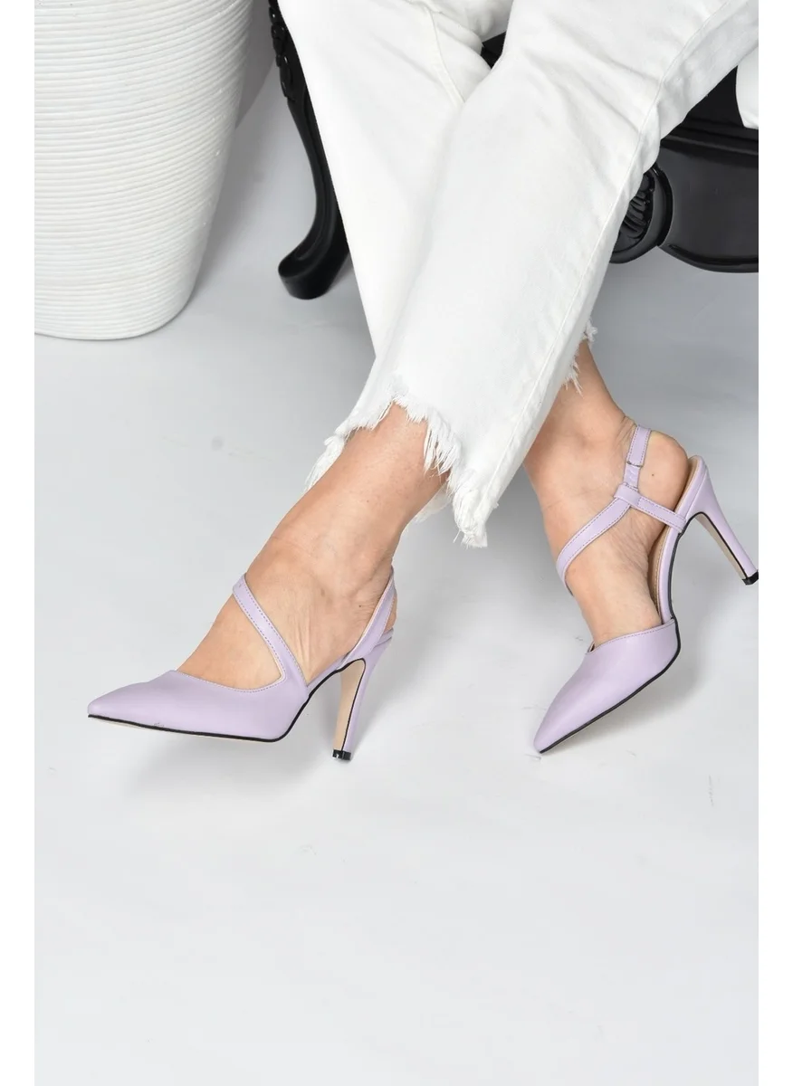 Fox Shoes Lilac Pointed Toe Women's Heeled Shoes K404910809