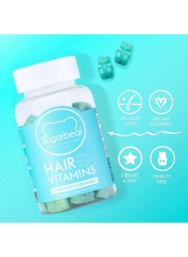 SugarbearPRO 2-PACKS Skin Vitamins Gummies Biotin Gummies Good For Hair Skin Nail 60*2 Gummies - Image 2