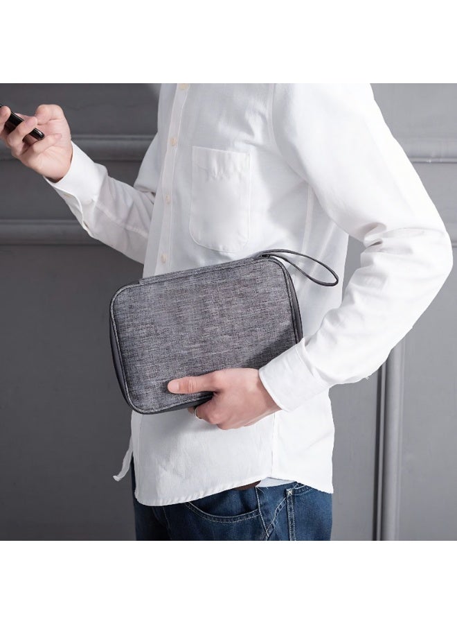 حقيبة تنظيم أدوات السفر | حقيبة متينة ومقاومة للماء للأسلاك والشواحن والأجهزة الإلكترونية الأساسية | حل محمول لإدارة الكابلات - Image 1