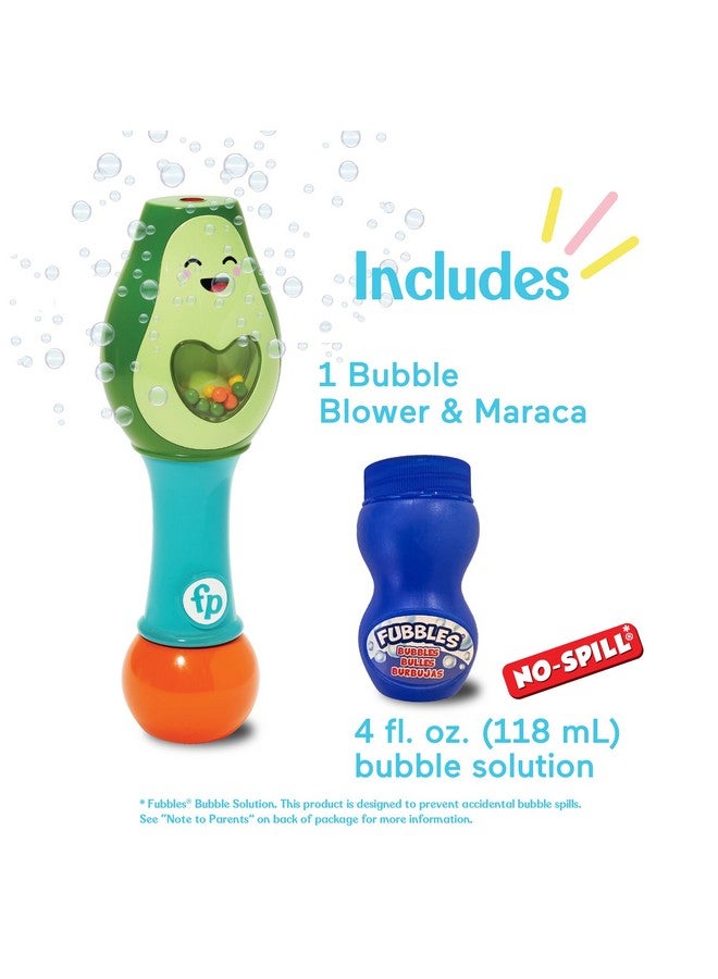 Little Kids Little Kids Fisher-Price Toddler Toy Shake and Go Bubble Maraca 2-in-1 No Spill Bubble Wand and Musical Toy Maraca | Ages 18+ Months | Includes 4oz of Non-Toxic Bubble Solution - Image 2