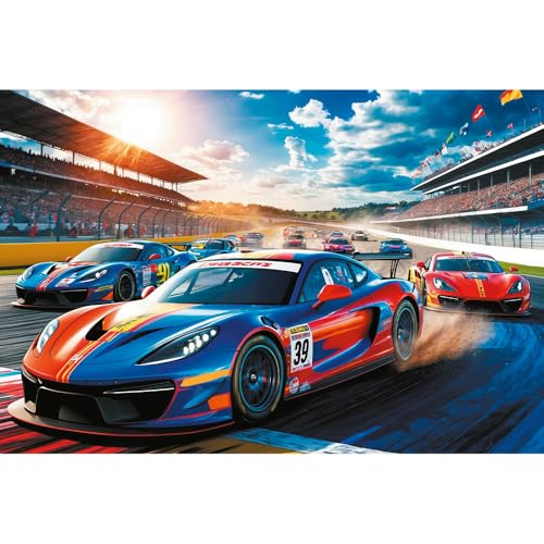 Trefl Fast Racing Car 100 Piece Puzzle Jigsaw Puzzle with Vehicles Creative Entertainment Fun for Children Aged 5 and Older - Image 5