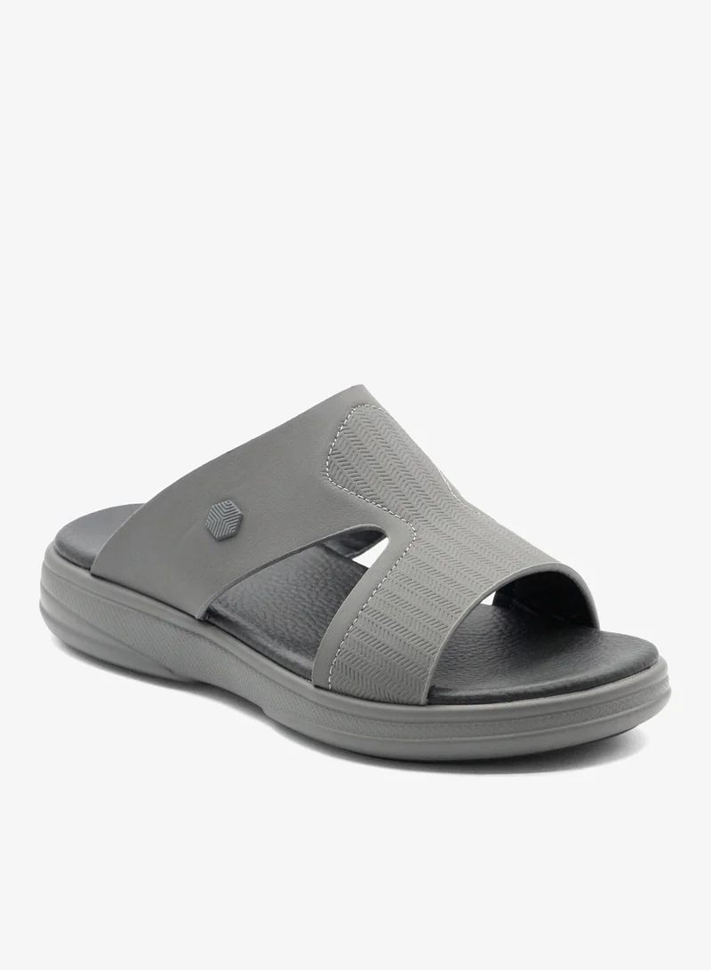 Geoomnii Grey Arabic Sandals for Men – Traditional & Comfortable Slip-On Footwear for Men | Best Price UAE