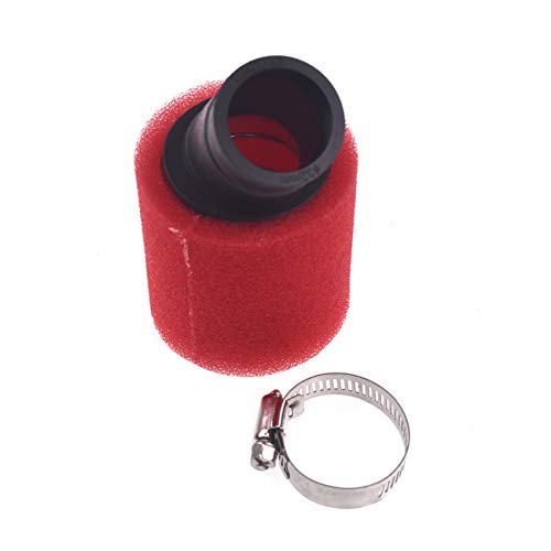COEFEPIY 32mm Red Bent Air Filter Bent Foam Cleaner For 50cc 70cc 90cc 110cc 125cc Motorcycle ATV Quad Scooter Go Kart Moped Pit Dirt Racing Super Pocket Bike for Yamaha Suzuki - Image 5