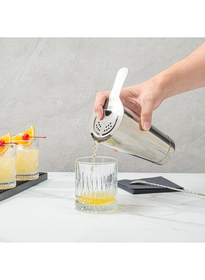 Restaurantware شaker بوسطن بار لوكس سعة 24 أونصة، 1 شايكر كوكتيل معدني - قاعدة مثقلة، بدون تسرب، خلاط مشروبات مارتيني من الفولاذ المقاوم للصدأ، أداة بار أساسية، للاستخدام المنزلي أو للنوادل - Image 3