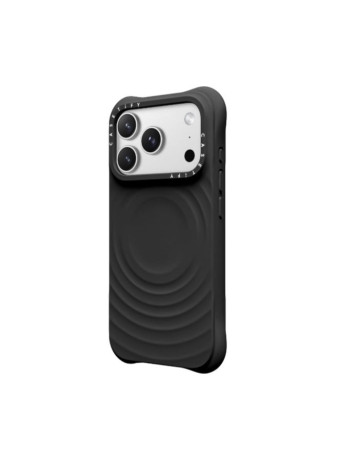 Casetify RIPPLE Case w/ Magsafe for Apple iPhone 17 Pro Max 6.9" 2025 | 6.6-Ft Drop Protection, Fashion Cover, Instagrammable, Slim Lightweight, Eco-Friendly, Wireless Charging - Black - Image 2