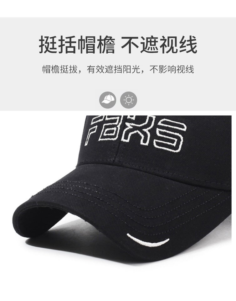 Letter Cap Unisex Outdoor Sports Distressed Sunshade Baseball Hat - Image 3
