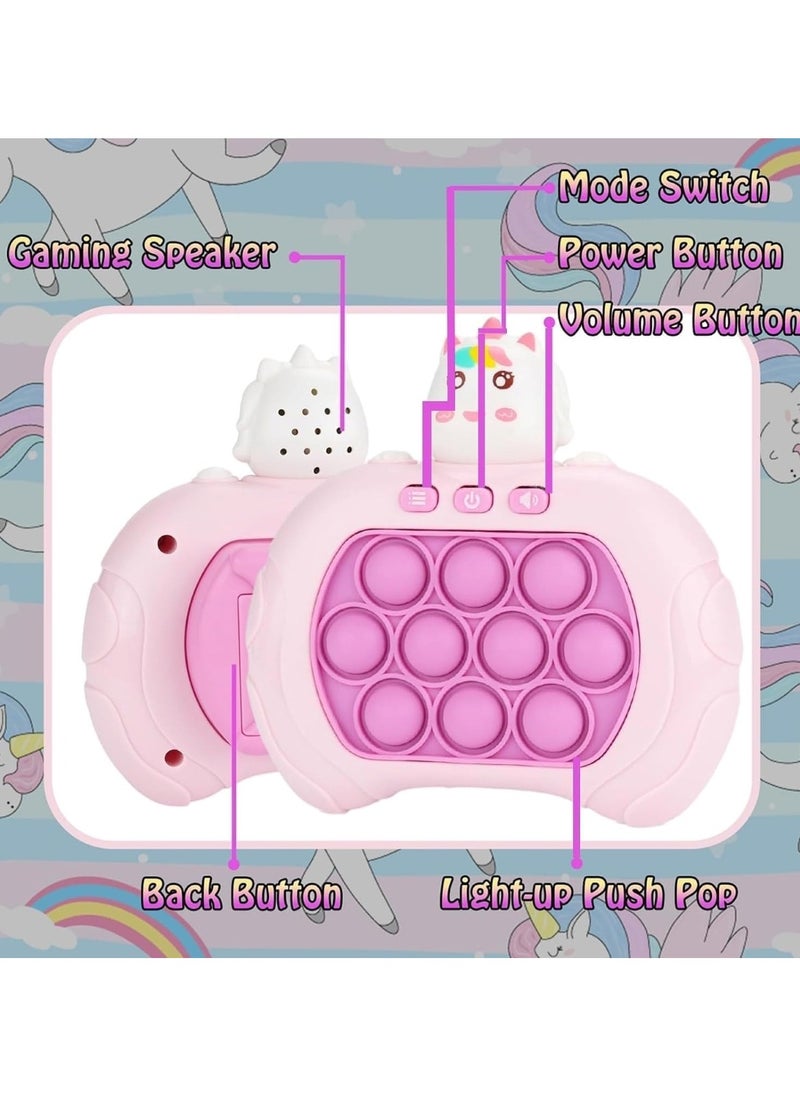 Huitich - Unicorn Pop Sensory Fidget Toy A Stress Reliever for Kids and Adults Pink - Image 1