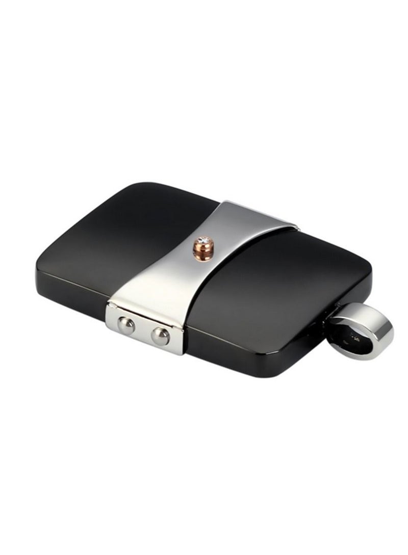 Elementesse Zircon, Steel and Black Plating Pendant With Chain For Mens - Image 3