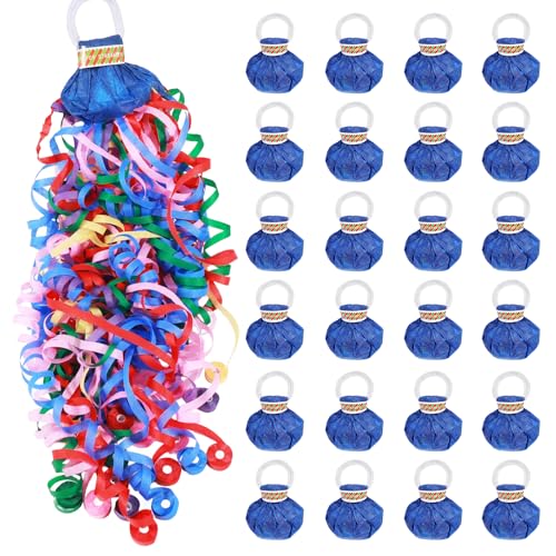 GAILROSO 24pack No Mess Confetti Poppers Graduation,Party Poppers,Hand Throw Streamer Poppers.Magic Paper Cracker for Easter Celebration Birthday,Propose, Engagement,Wedding Send Off Party Favors - Image 1