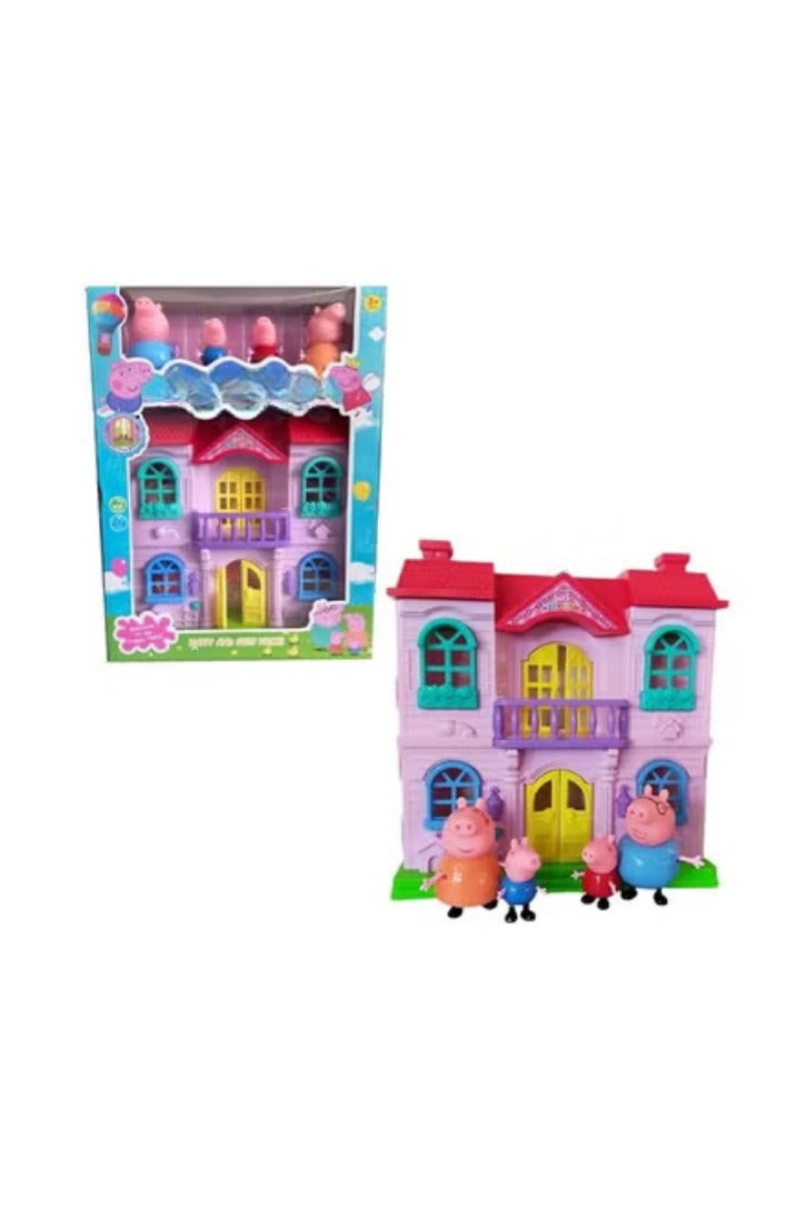 Musical Light-Up Dollhouse Playset with Figures – Interactive Sweet House Toy with Sound, Lights, and Accessories for Kids