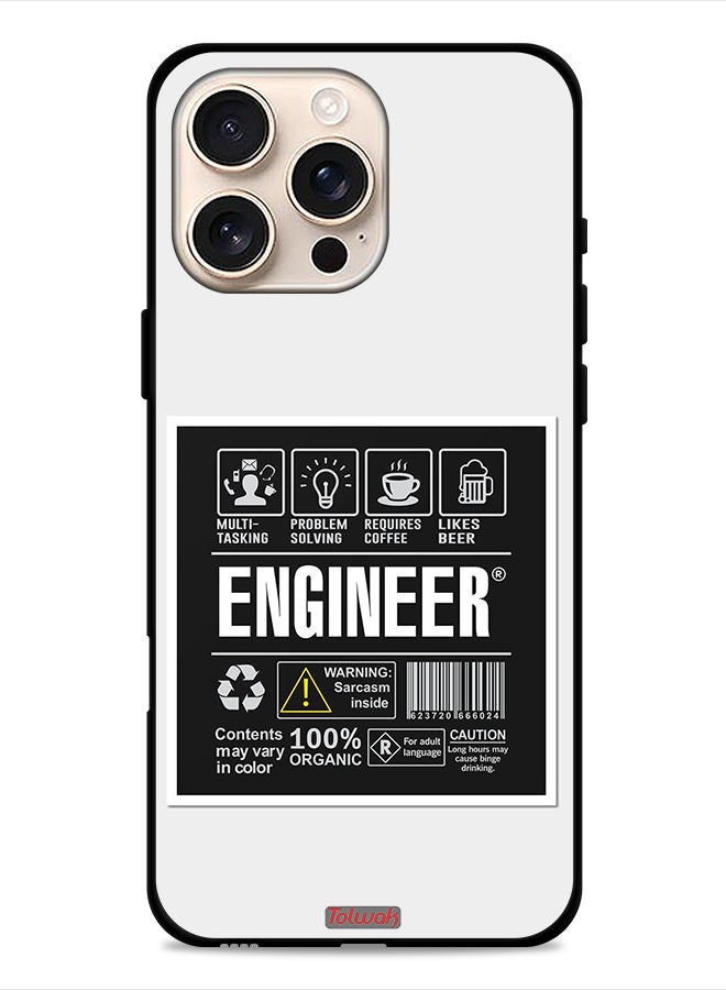 Tolwak Apple iPhone 16 Pro Protective Case Cover Engineer Sticker - Image 1