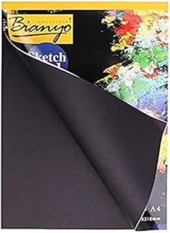 Bianyo Bianyo A5 BLACK SKETCH BOOK DIARY FOR DRAWING 25 SH 140GM ARISTO 