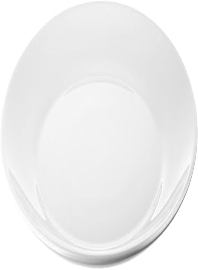 IKEA Tempered Glass Plates (Set of 4,9in, White)