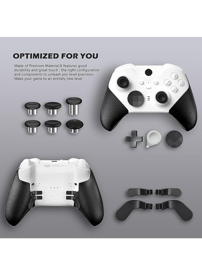 Complete Component Pack For Xbox Elite Wireless Controller Series 2，Package Includes 1 Carrying Case 1 Dock 4 Paddles 2 Dpads 6 Thumbsticks 1Tool For Xbox One Elite Series 2 Core - Image 5