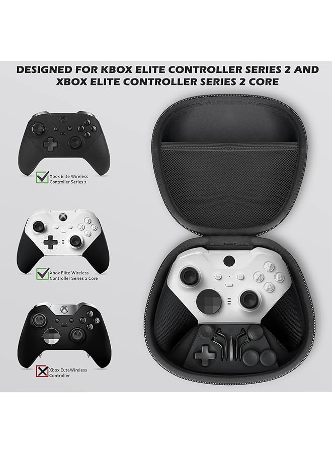 Complete Component Pack For Xbox Elite Wireless Controller Series 2，Package Includes 1 Carrying Case 1 Dock 4 Paddles 2 Dpads 6 Thumbsticks 1Tool For Xbox One Elite Series 2 Core - Image 4