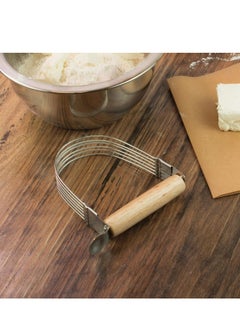 Mrs. Anderson's Baking Mrs. Anderson’s Baking 6-Wire Pastry Cutter and Dough Blender, Stainless Steel with Wood Handle  - Image 4