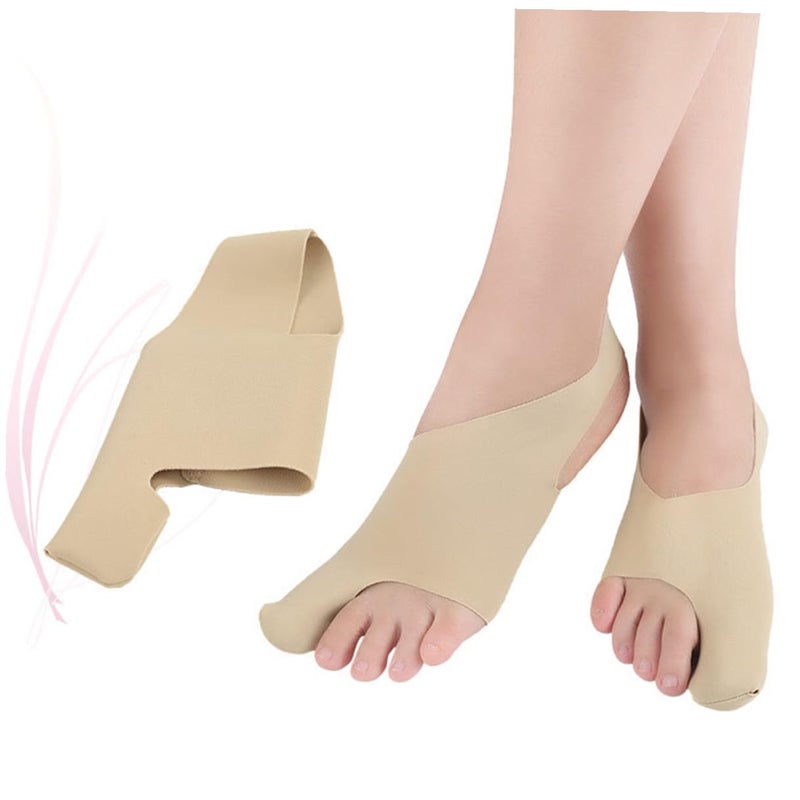 2 Pack Bunion Corrector Socks Day Night Toe Straightener For Men And Women - Image 1