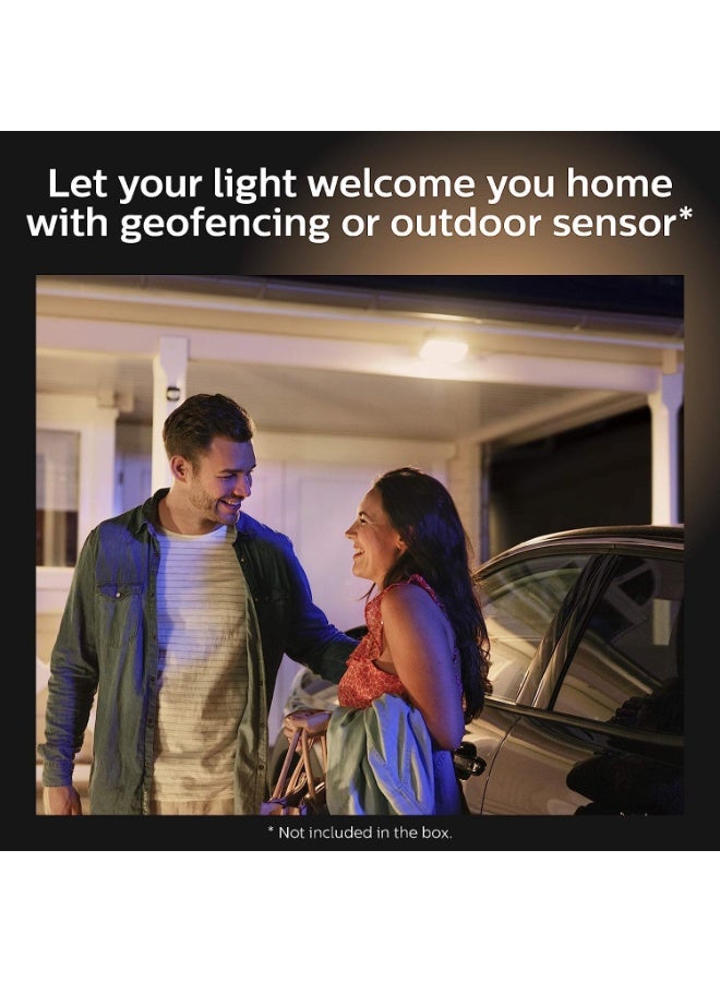 Philips Welcome White Flood Light. Outdoor Smart Lighting. Works with Alexa, Google Assistant and Apple Homekit - Image 4