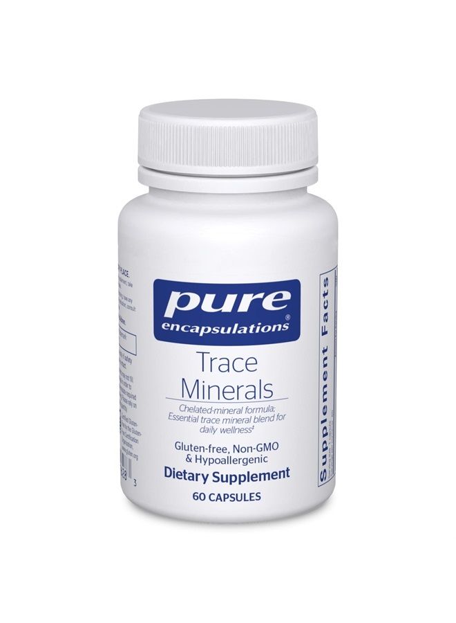 Pure Encapsulations معادن أثرية | مزيج معادن أثرية أساسية لدعم الأيض ووظيفة الخلايا | 60 كبسولة - Image 1