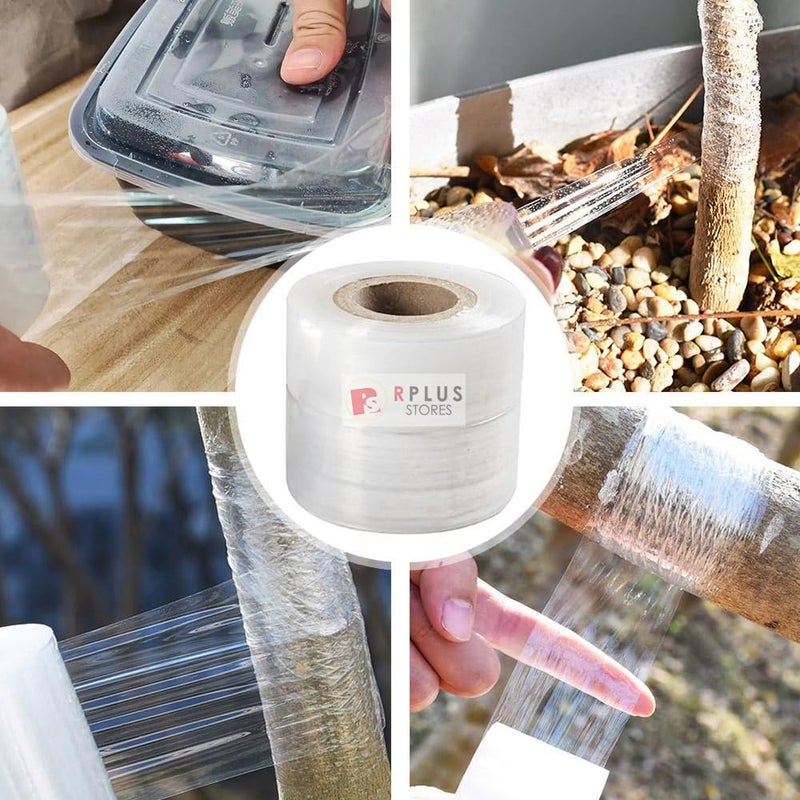 RPLUS STORES Compostable Biodegradable Packing Material 3 Inch 76 MM x 100 Meters Length Per Unit Gift Packing Materials and Multipurpose Use Pack of 2 - Image 2