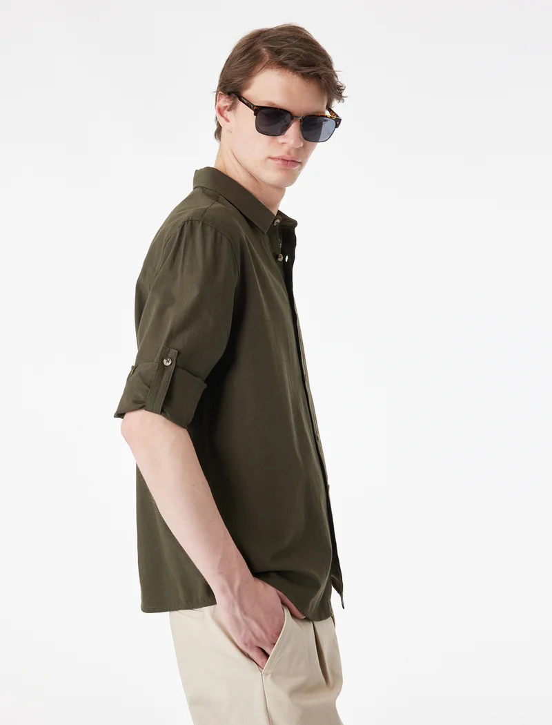 KOTON Long Sleeve Classic Shirt