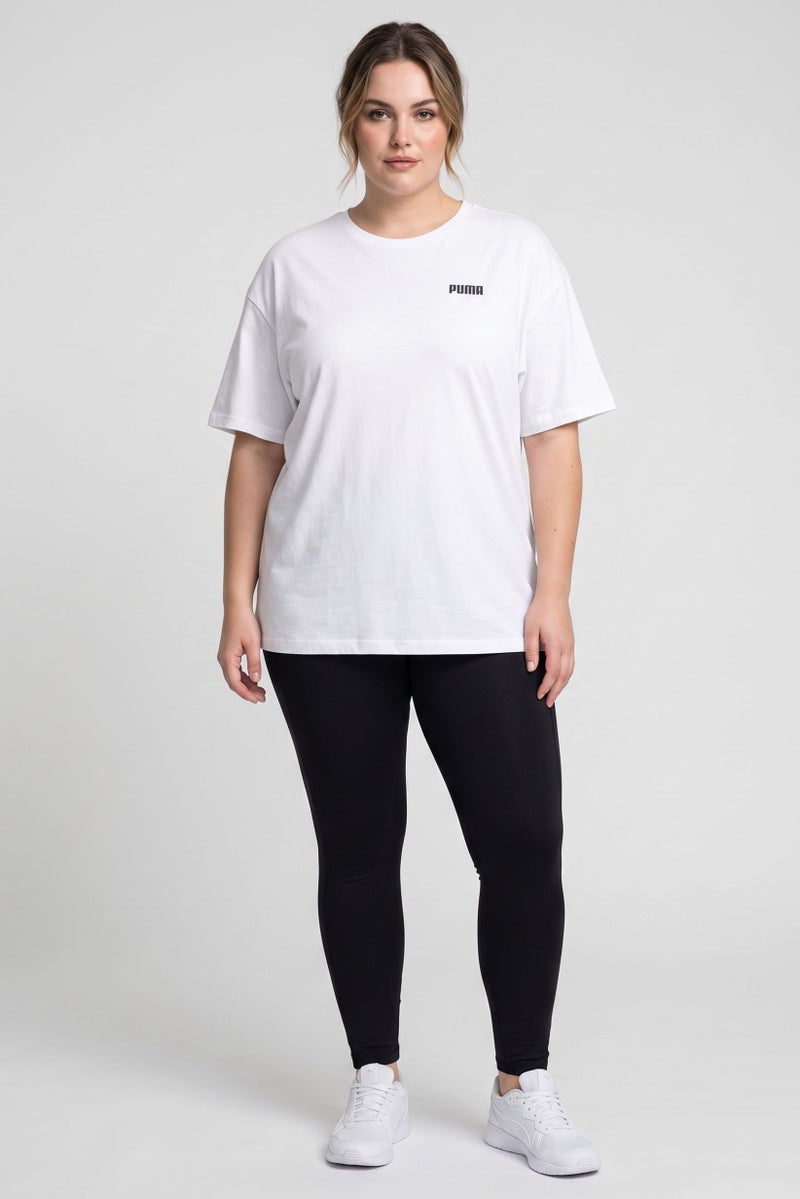 PUMA Women Relaxed Fit Short Sleeve Outdoor T-Shirt, White - Image 3