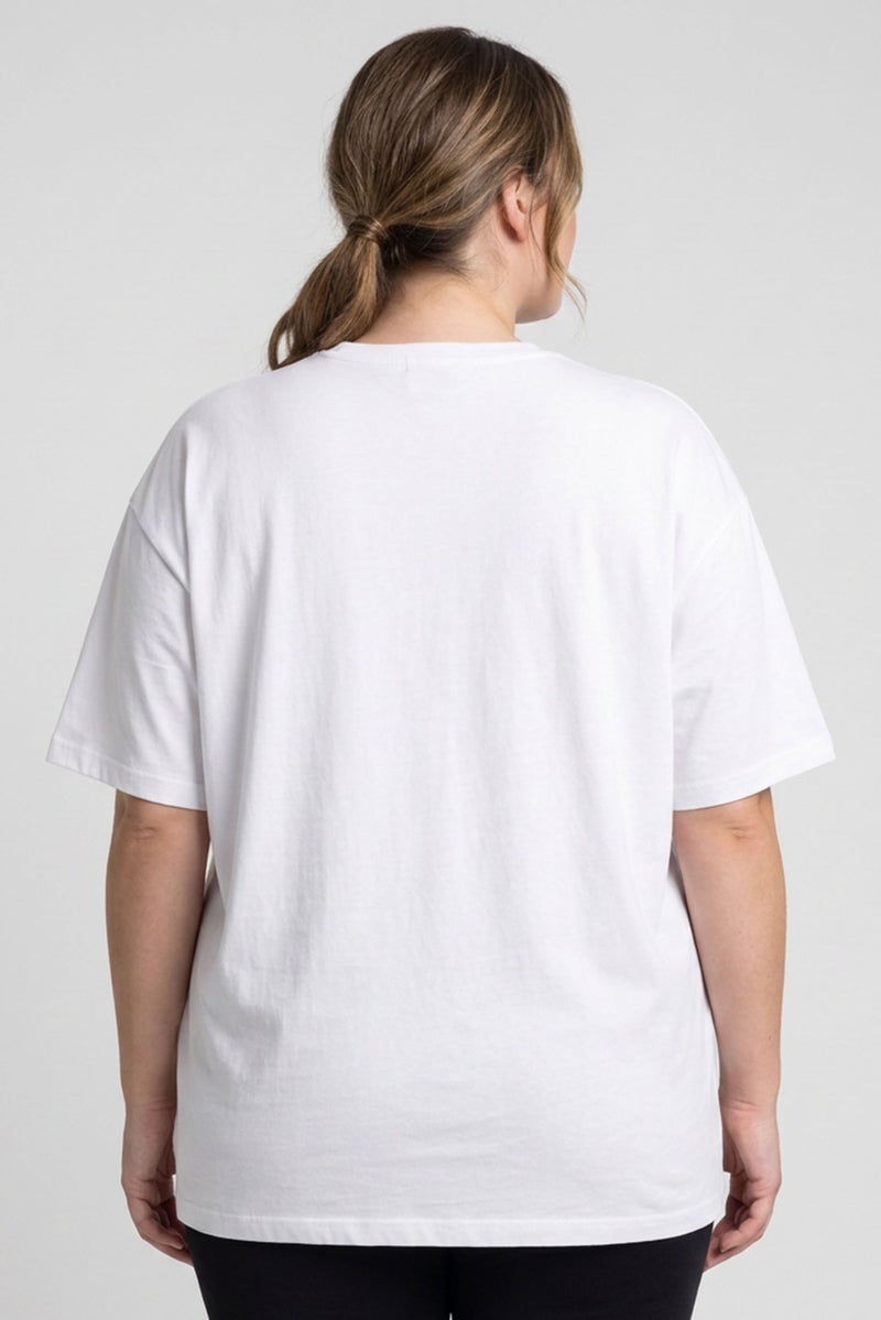 PUMA Women Relaxed Fit Short Sleeve Outdoor T-Shirt, White - Image 2