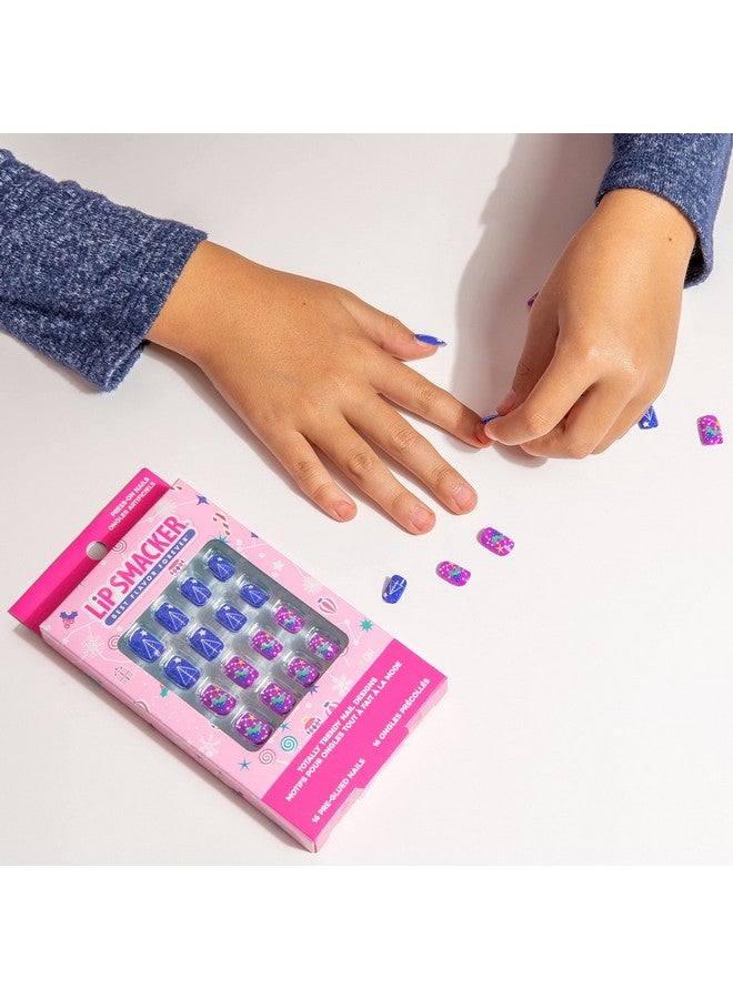 ليب سماكر جوارب أظافر لاصقة على شكل يونيكورن لعيد الميلاد للبنات والأطفال - Image 5