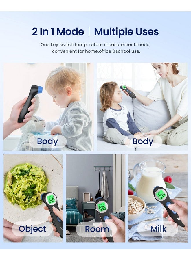 Femometer Forehead Thermometer for Adults and Kids, Digital Touchless Thermometer for Baby, Infants and Toddlers, 3 Color Fever Alarm, FSA HSA Eligible,1s Fast Accurate Reading, Non Contact  - Image 4