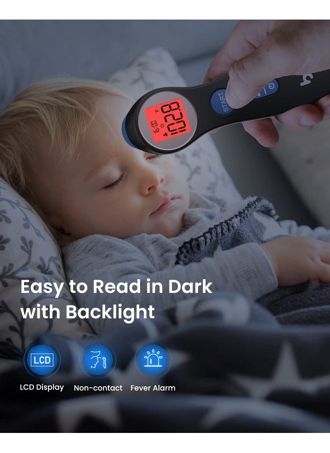 Femometer Forehead Thermometer for Adults and Kids, Digital Touchless Thermometer for Baby, Infants and Toddlers, 3 Color Fever Alarm, FSA HSA Eligible,1s Fast Accurate Reading, Non Contact  - Image 3