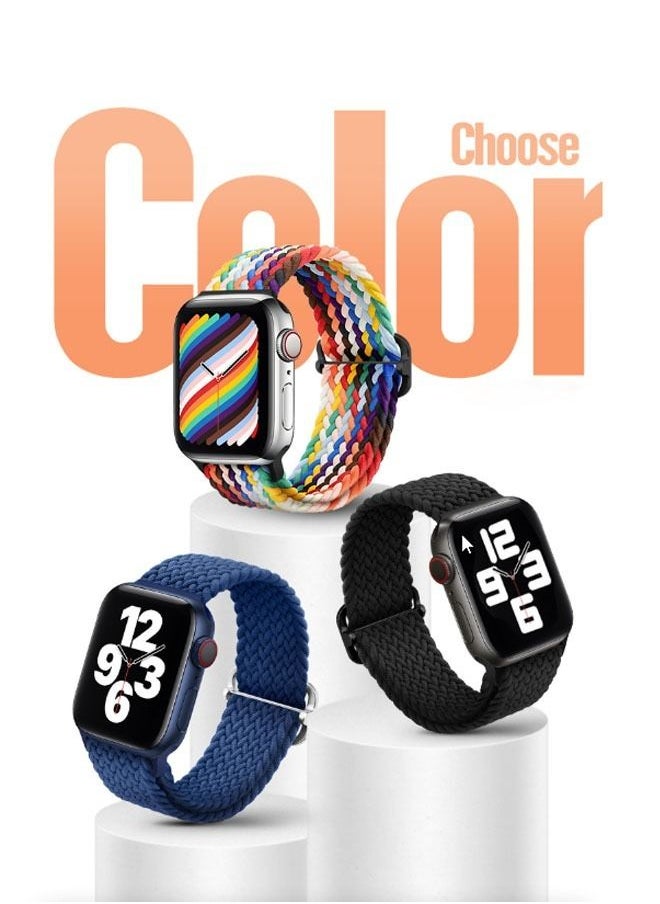 Ump 3Pack for Apple Watch Band 41mm 40mm 38mm Nylon Woven Strap for iWatch Series Ultra/8/7/SE/6/5/4/3/2/1  - Image 5