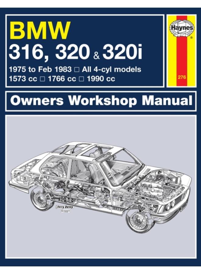 BMW 316, 320 & 320i (4-cyl)(75 - Feb 83) Haynes Repair Manual 