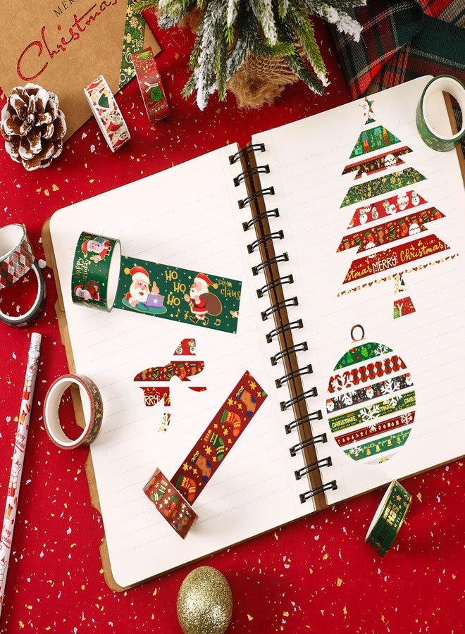 SANNIX 17 Rolls Christmas Washi Tape Holiday Decorative Washi Tapes 4 Sizes - Image 5