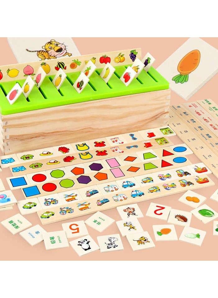 Generic - "The educational mailbox set for children includes 8 rulers and 80 different shapes, helping to develop focus, observation skills, and knowledge of shapes, numbers, and animals in a fun and interactive way." - Image 1