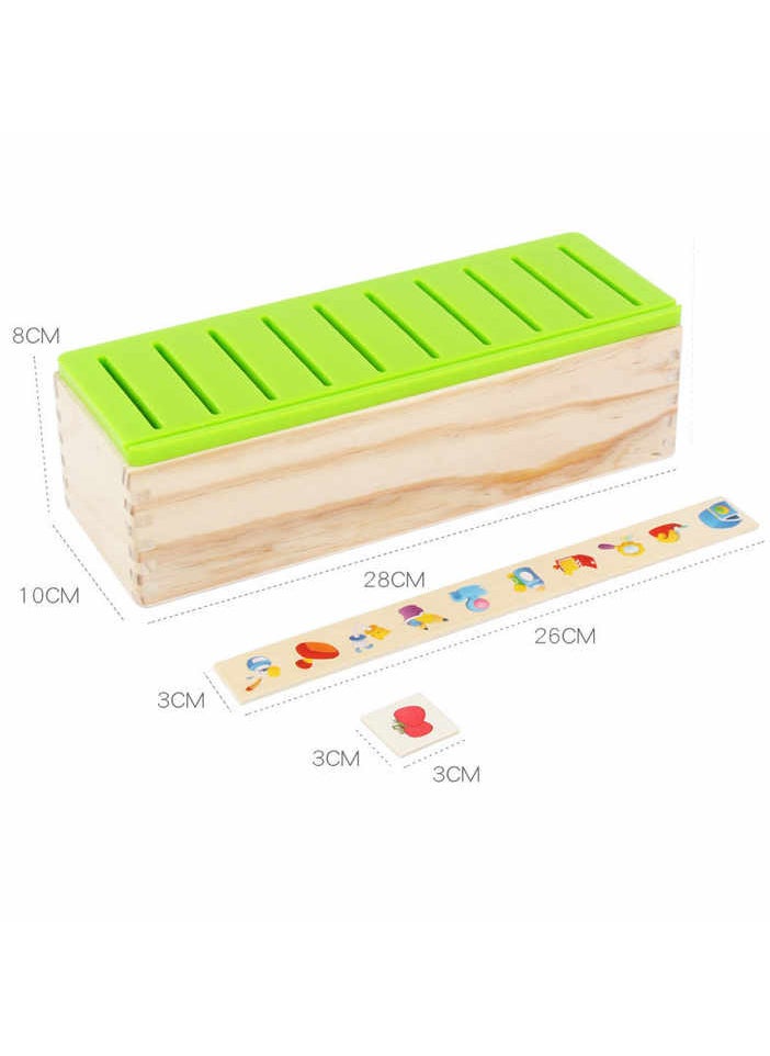 Generic - "The educational mailbox set for children includes 8 rulers and 80 different shapes, helping to develop focus, observation skills, and knowledge of shapes, numbers, and animals in a fun and interactive way." - Image 1