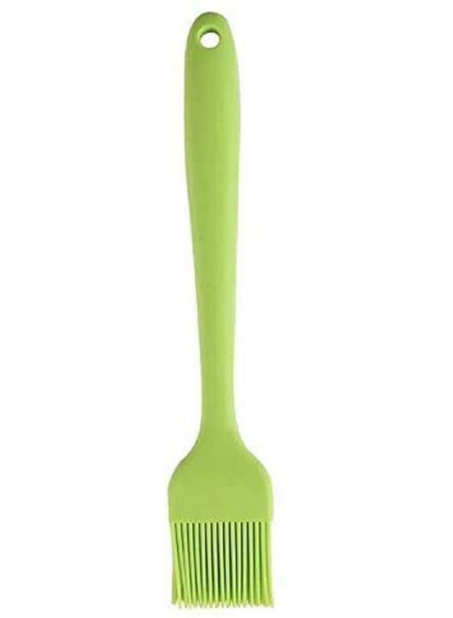 P-Plus International Silicone Basting Brush Set,Stainless Steel Basting Brush with Silicone Bristles for BBQ/Grilling/Pastry Kitchen Oil Brush for Dosa Tawa Pastry (Pack 1(8 inch) Silicone Green) - Image 5