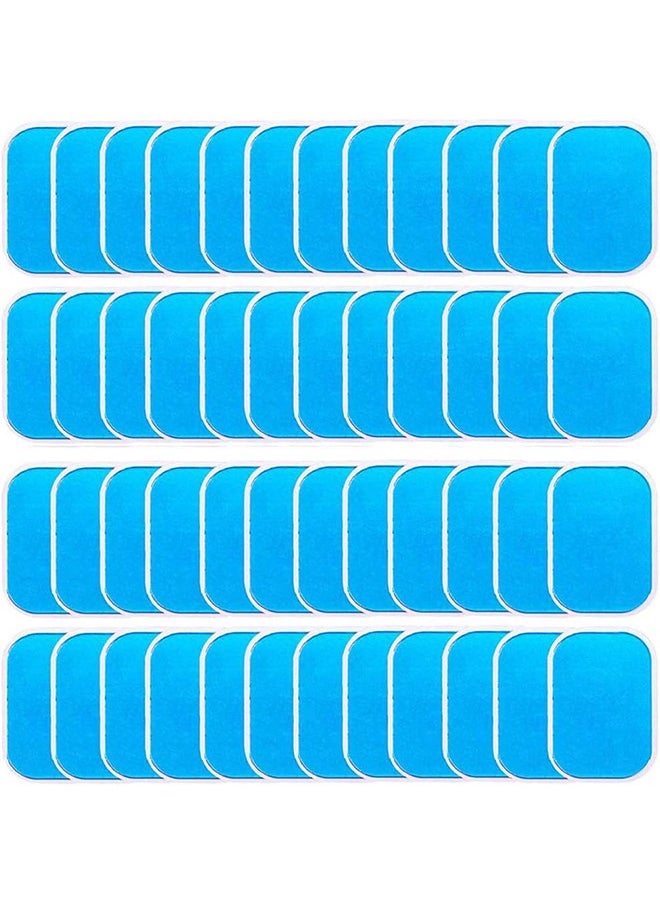 Arabest ABS Gel Pads, 50 Pcs/25 Packs Pads Abs Trainer Replacement Gel Sheet for Abdominal Muscle Trainer, Accessory for Ab Workout Toning Belt  - Image 1