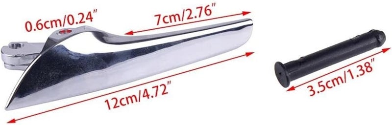 Wivplex Chrome Left Interior Door Handle Bezel for Vauxhall Insignia - Image 3