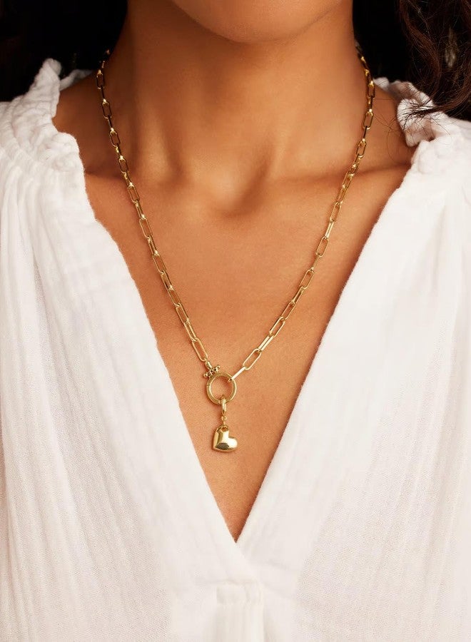 gorjana - Lou Heart Parker Charm - 18k Gold Plated Brass - Elegant Heart Design - Easy Hinge Closure - Personalize Your Jewelry - Lightweight Comfort - Image 2
