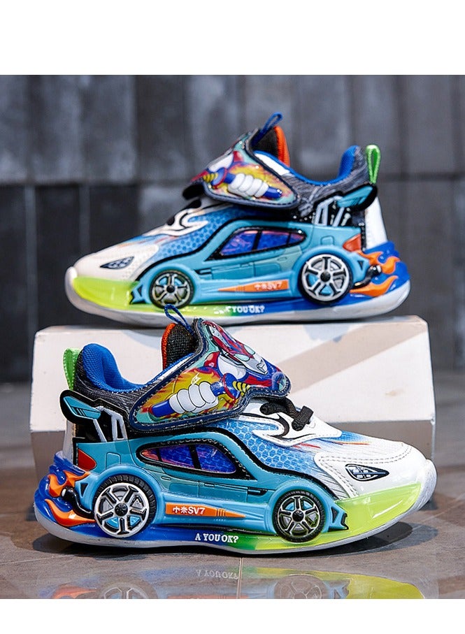 Durian Soled Children's Shoes, Children's Sports Shoes, Mesh Breathable Tire Shoes - Image 1