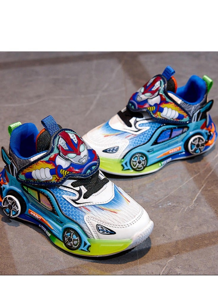 Durian Soled Children's Shoes, Children's Sports Shoes, Mesh Breathable Tire Shoes - Image 2