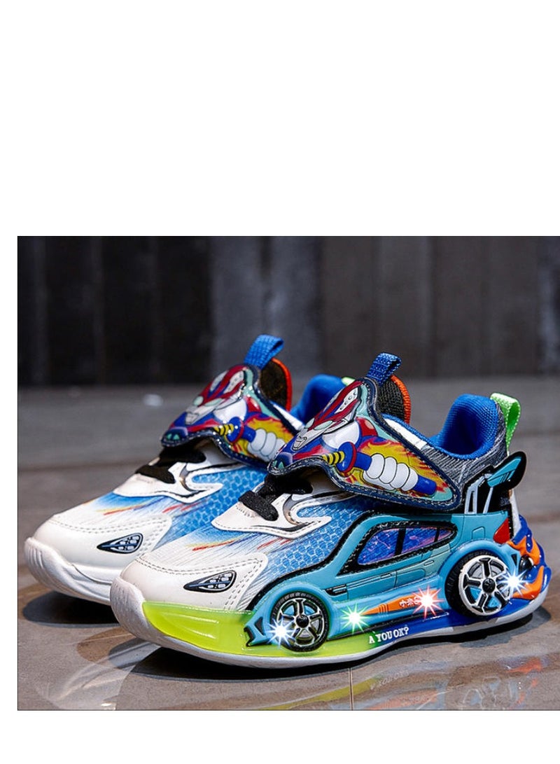 Durian Soled Children's Shoes, Children's Sports Shoes, Mesh Breathable Tire Shoes - Image 3