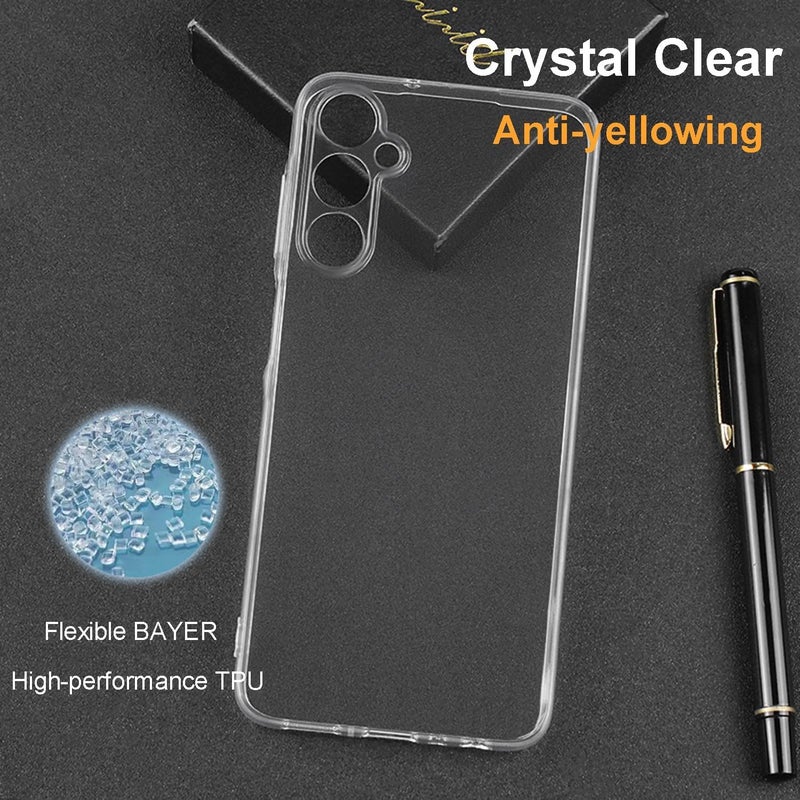 Nishtech غطاء خلفي شفاف هجين ناعم رفيع مضاد للغبار لجهاز سامسونج جالاكسي M15 5G و F15 5G مع حماية للكاميرا - Image 5