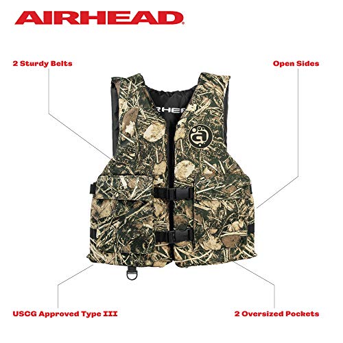 Airhead Sportsman Type III, USCG Approved Fishing and Boating Life Jacket - Image 2