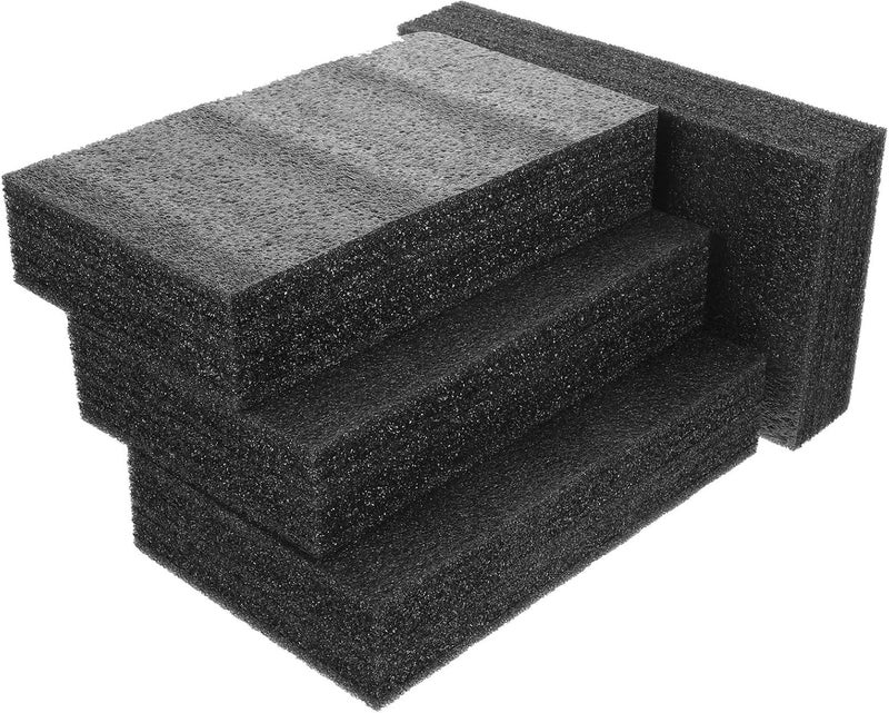 Generic 4 Pieces Black Pearl Foam Boards 25x15x5cm Multi-use Foam Inserts Packing Liners for Packaging and Craft Protection - Image 1