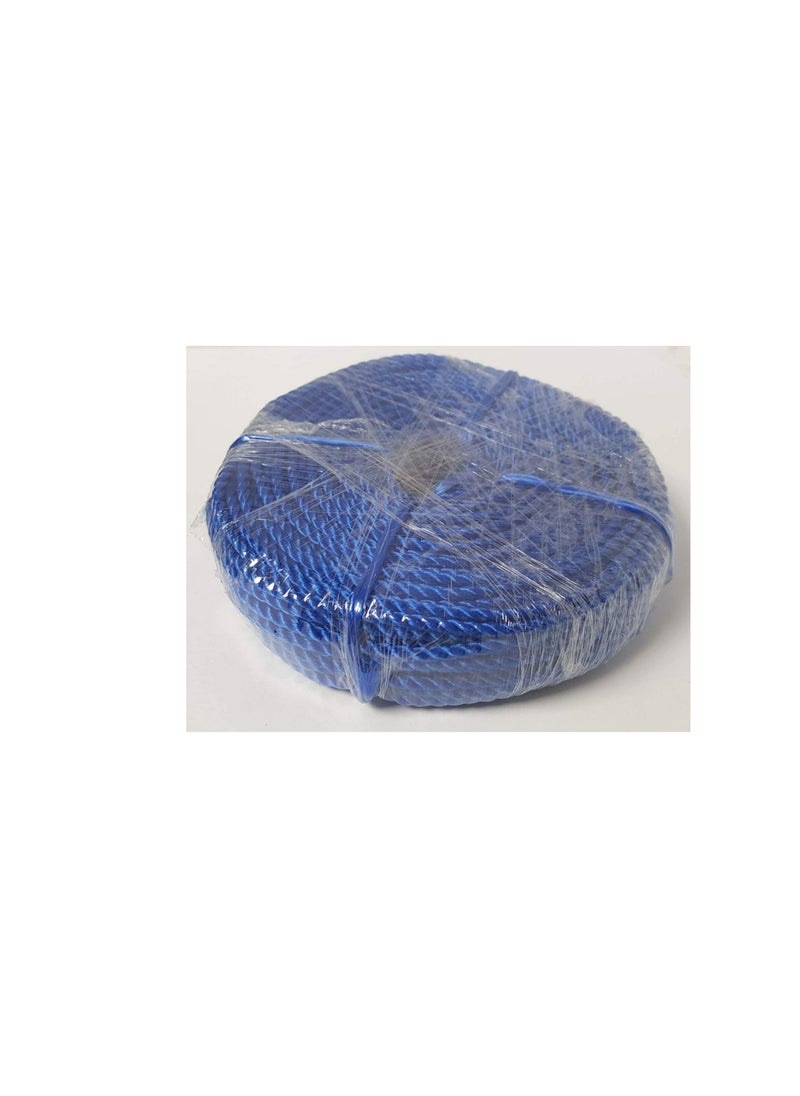 Generic - High Quality Multipurpose 4mm Virgin Plastic Nylon Rope 100 Yards 1 BLUE - Image 1