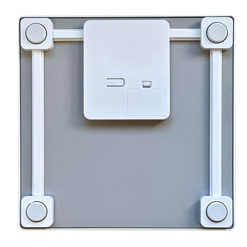 Taylor Digital Glass Bathroom Scale for Body Weight, 400 lb Capacity, Durable Tempered Glass Platform and Easy to Read, White - Image 4