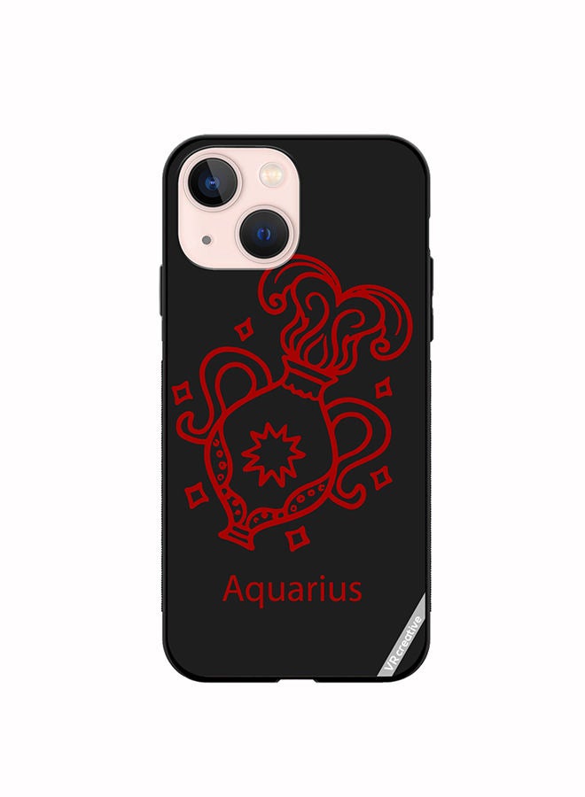 VR CREATIVE Protective Case Cover For Apple iPhone 14 Plus Aquarius Zodiac Signs Design Multicolour - Image 1
