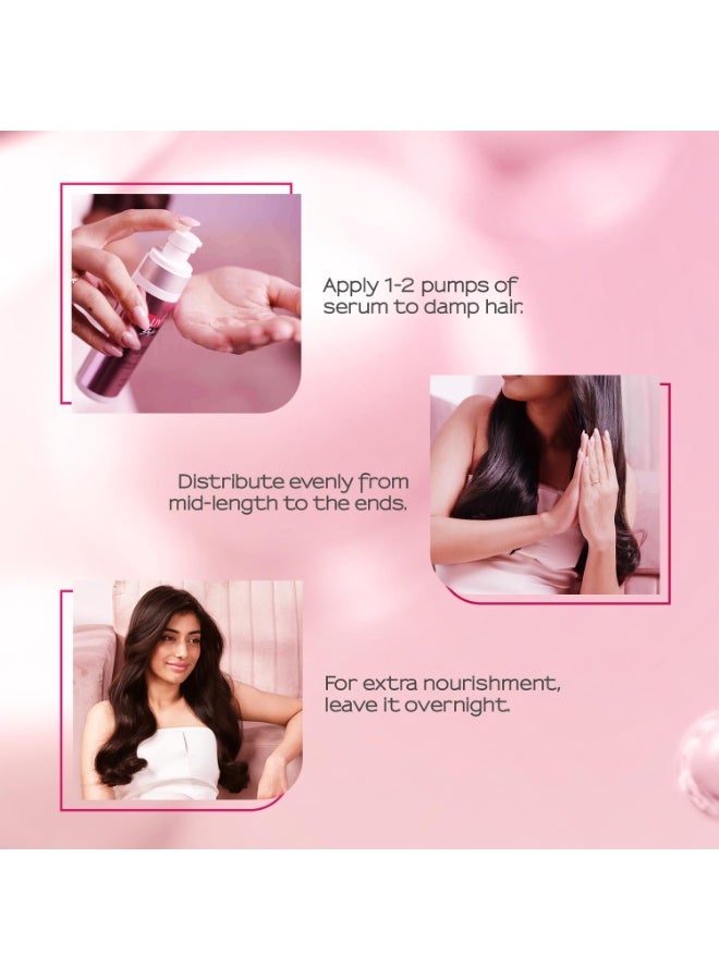 Livon Style Pro Keratin Hair Serum for Women | 10X Stronger & Smoother Hair| With Keratin & Biotin| All Hair Types| 100 ml - Image 4